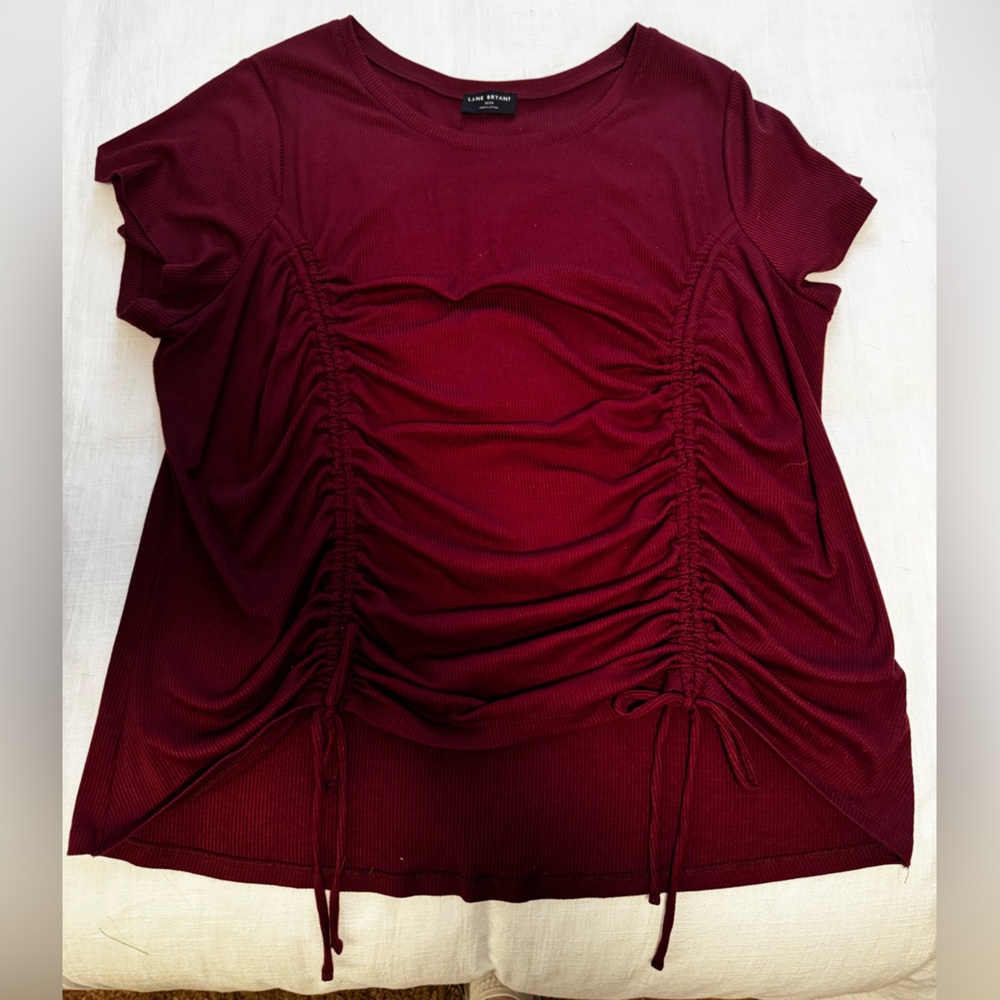 ❤️‍🔥4/$20❤️‍🔥 Ruched Side Lane Bryant Shirt